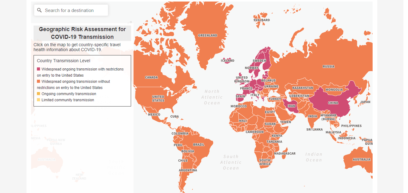 Risk assessment map